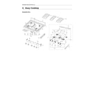 Samsung NX58R4311SS/AA-01 cooktop assy diagram