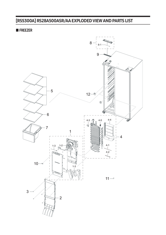 Freezer parts
