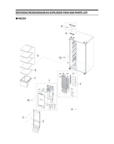 Freezer parts