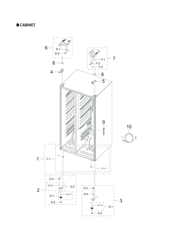 Cabinet parts