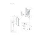 Samsung RS28A500ASR/AA-00 freezer door parts diagram