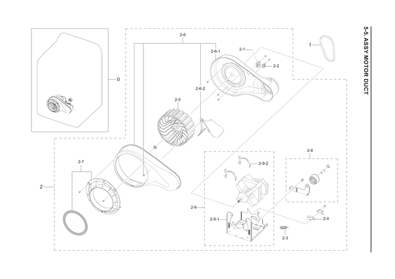 MOTOR DUCT PARTS