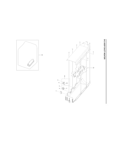 Heater duct parts