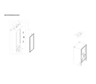 Samsung RF23R6201WW/AA-00 right refrigerator door parts diagram