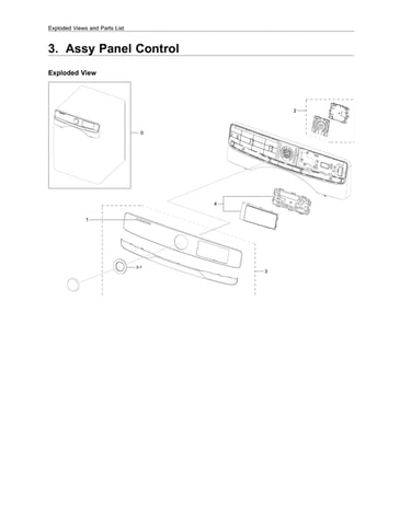 Control panel parts