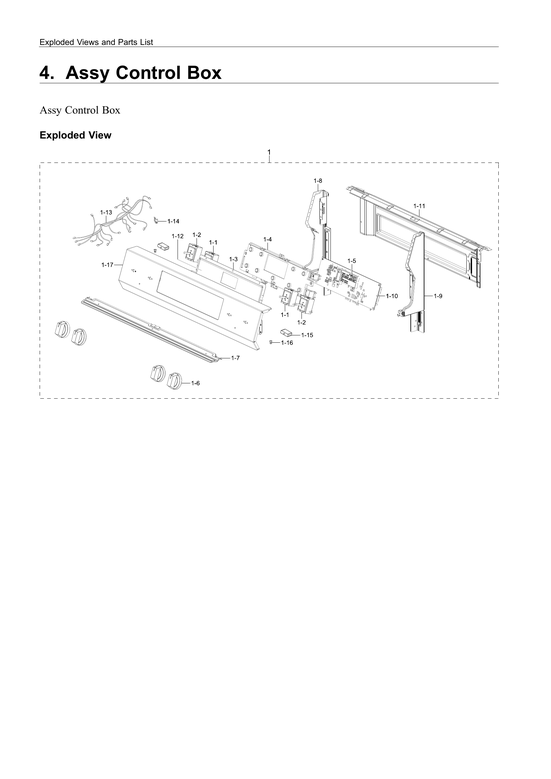 Control box assy