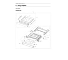 Samsung NE63A6311SS/AA-00 drawer assy diagram