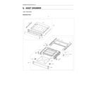 Samsung NE63A6511SS/AA-00 drawer assy diagram