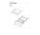 Samsung NE63A6711SS/AA-00 drawer assy diagram