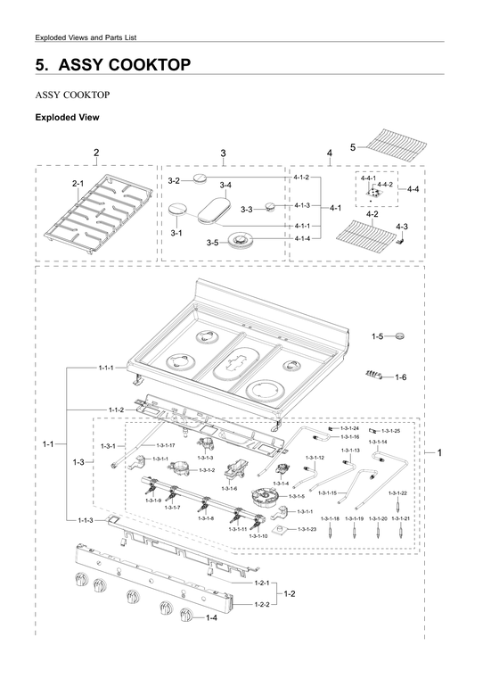 COOKTOP ASSY