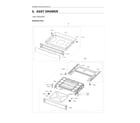 Samsung NX60A6311SS/AA-00 drawer assy diagram