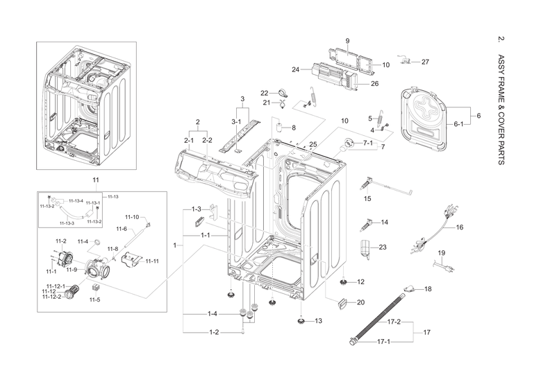 Frame & cover parts
