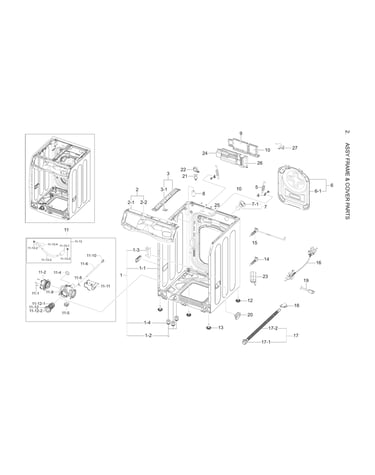 Frame & cover parts