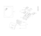 Samsung WF42H5200AW/A2-11 drawer parts diagram