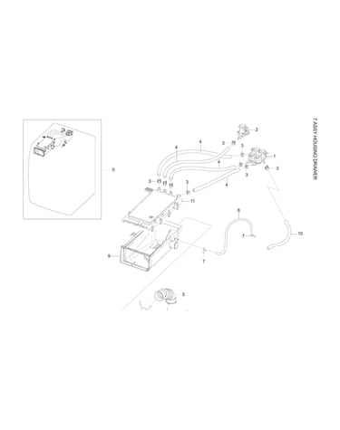 Housing drawer parts