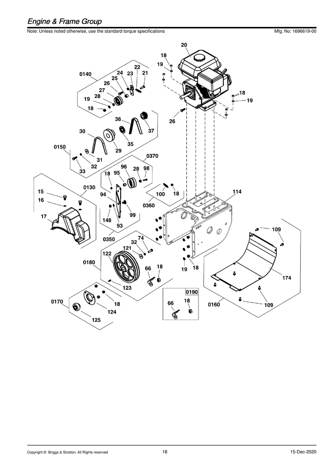 Engine & frame