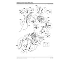 Briggs & Stratton 1696619-00 handles & controls diagram