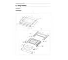 Samsung NX60A6711SS/AA-00 drawer assy diagram