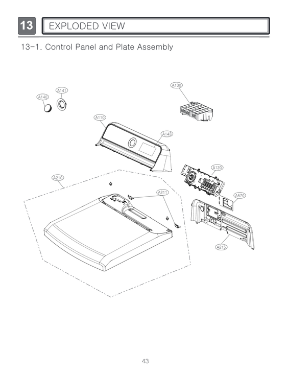 Control panel/plate assy