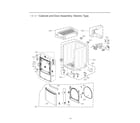 LG DLE7000W/00 cabinet & door assy: electric diagram