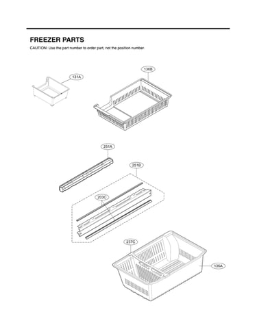 Freezer parts
