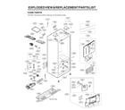 LG LMXC22626S/00 case parts diagram