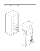 Valve & water tube parts