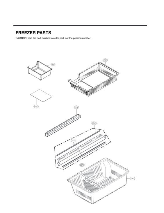Freezer parts