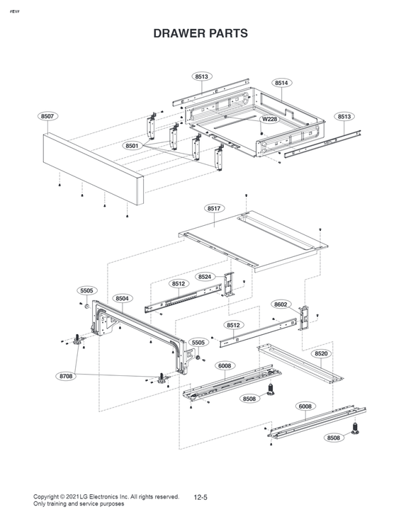 Drawer parts