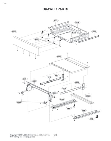 Drawer parts