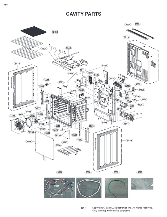Cavity parts