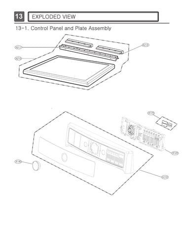 Control panel & plate assy