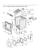 Cabinet & door assy : electric