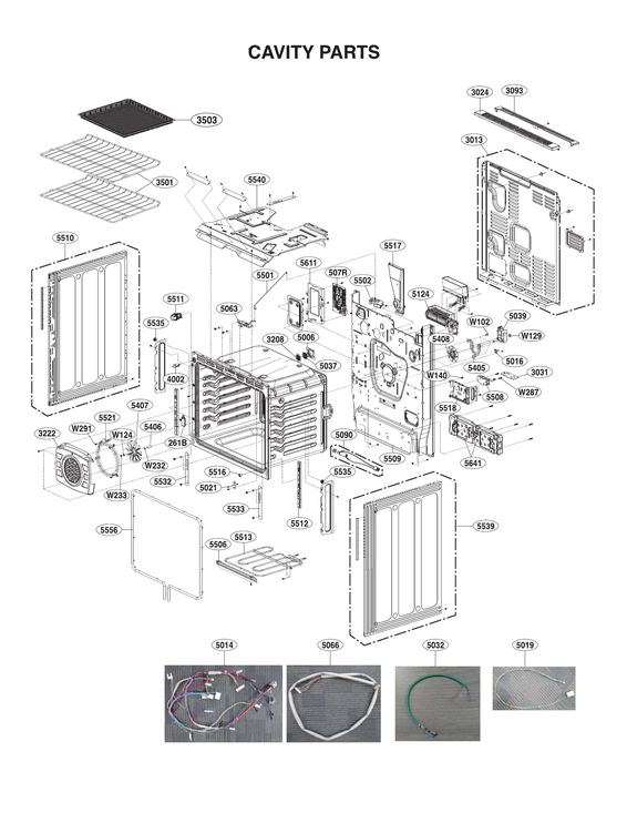 Cavity parts