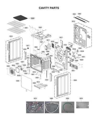 Cavity parts