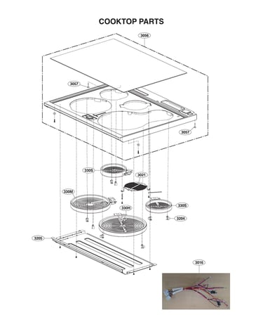 Cooktop parts