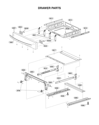 Drawer parts