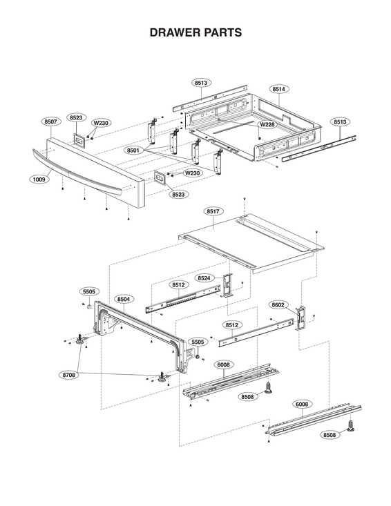 DRAWER PARTS