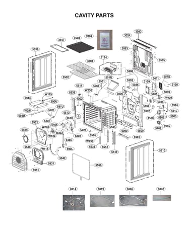 Cavity parts
