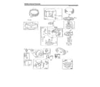 Briggs & Stratton 281707-0428-01 mufflers/rewind/flywheels diagram