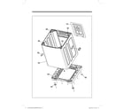 Kenmore 11129142120 cabinet assy diagram