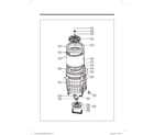 Kenmore 11129142120 tub assy diagram