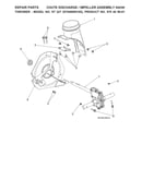 Chute discharge/impeller assy