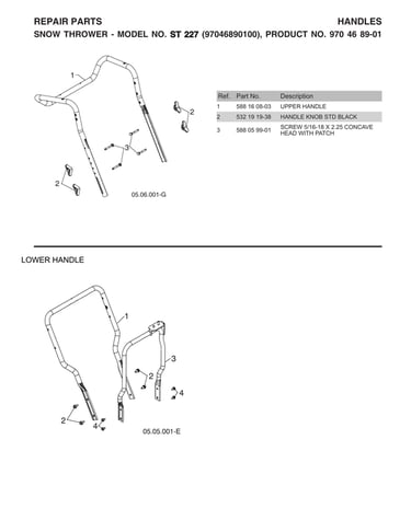 Lower handle