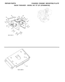 Chassis/engine/mounting plate