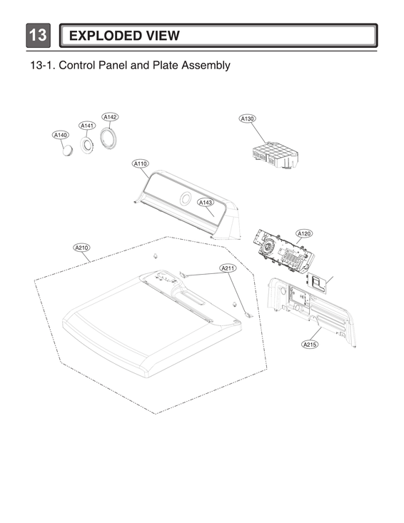 Control panel/plate assy