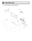 Control panel/plate assy