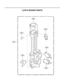 Latch board parts