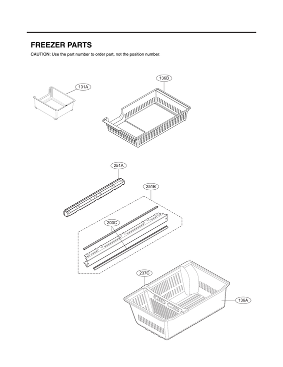 Freezer parts