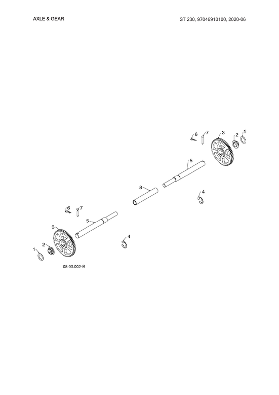 Axle & gear